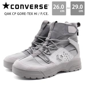 コンバース スニーカー メンズ 靴 ハイカット ゴアテックス 防水 雨の日 コラボ シェブロン&スター CONVERSE CHEVRON&STAR QAK CP GORE-TEX HI / F/CE.｜shoesbase