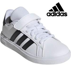 アディダス キッズ スニーカー ホワイト/ブラック adidas アディダス Tensaur ラン 2.0 キッズ IE3544 ジュニア