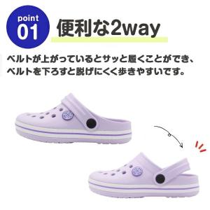 サンダル キッズ クロッグサンダル サボサンダ...の詳細画像1
