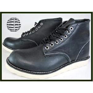 【本革ブーツ最終価格☆送料無料!!】 B.C.R. 2190 【メンズ レザーブーツ】 ブラック｜shoesbase