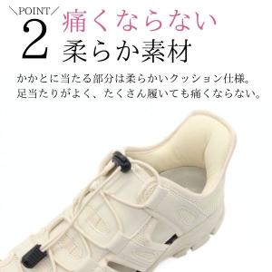 サンダル レディース スポーツサンダル スニー...の詳細画像2