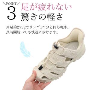 サンダル レディース スポーツサンダル スニー...の詳細画像3