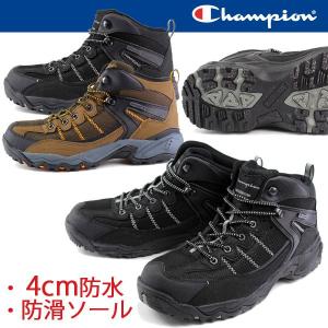 CHAMPION M138WS チャンピオン メンズ スニーカー ハイカット 防水 防滑 反射板 トレッキング｜shoesbase