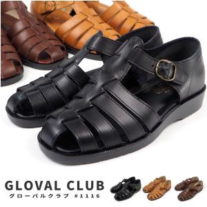 グルカサンダル カメサンダル カウンター付き メンズ グローバルクラブ GLOBAL CLUB No.1116｜shoesbase