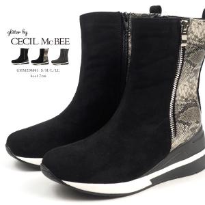 グリッターバイセシルマクビー glitter by CECIL Mc BEE ショートブーツ