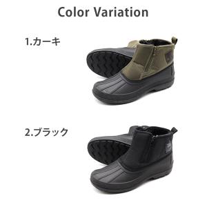 ブーツ メンズ 長靴 レインブーツ 黒 ブラッ...の詳細画像5