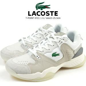 LACOSTE ラコステ スニーカー T-POINT 0721 1 G SF01041 レディース｜shoesbase