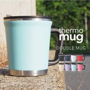 サーモマグ thermo mug 真空断熱マグカップ Double Mug ダブルマグ DM18-30 アウトドア用品｜shoesbase