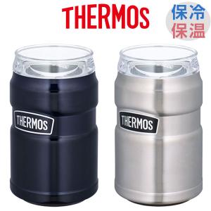 保冷缶ホルダー タンブラー サーモス THERMOS ROD-002 350ml缶用 ステンレス 保冷 保温 真空断熱構造 2wayタイプ｜shoesbase