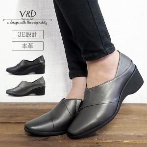 大特価 V&D ブイ・アンド・ディー ブイアンドディー パンプス VD1226 レディース｜shoesbase