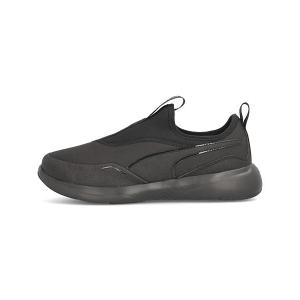 PUMA プーマ SOFTRIDE FEEL SLIP-ON WIDE 軽量/幅広4E/撥水 レディーススニーカー(ソフトライドフィールスリッポンワイド) 378019 02 プーマブラック