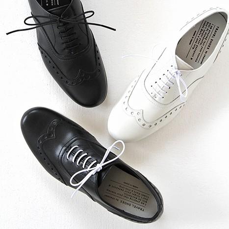 ショセ トラベルシューズ TRAVEL SHOES by chausser ウイングチップ レースア...