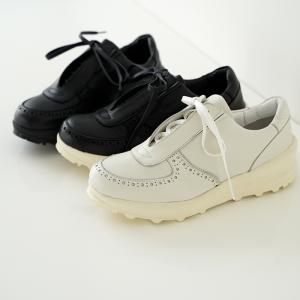 アクティブ トラベルシューズ バイ ショセ Active TRAVEL SHOES by chausser レザースニーカー TRA-024 LEATHER SNEAKERS ブラック black  レディース 靴｜shoesgallery-hana