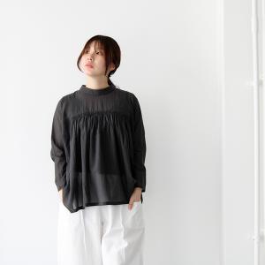 evam eva エヴァムエヴァ リネングラデーションスリーブレス