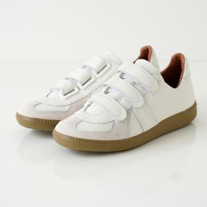 REPRODUCTION OF FOUND リプロダクションオブファウンド GERMAN MILITARY TRAINER ジャーマンレーナー No.1703LD white スニーカー レディース｜shoesgallery-hana