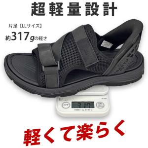 ハンズフリーシューズ メンズ サンダル 厚底 ...の詳細画像4