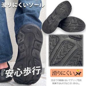 サボサンダル メンズ メッシュ 厚底 サンダル...の詳細画像3