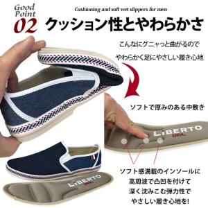 爆買 スリッポン スニーカー メッシュ メンズ...の詳細画像3