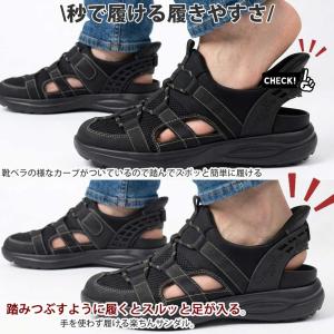 ハンズフリーシューズ メンズ サンダル サボ ...の詳細画像3
