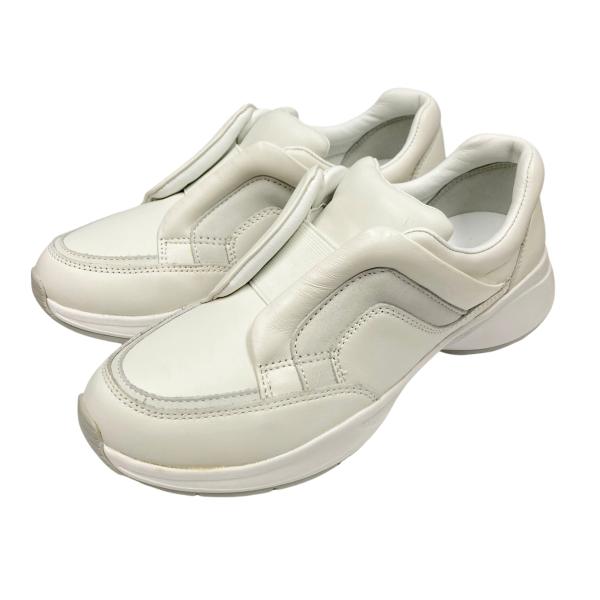 スニーカー アキレスソルボ ANF 5430 白 レディース レザーシューズ 歩きやすい