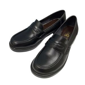 ローファー やさしい靴工房 Belle&Sofa ベル＆ソファ A6407 ブラック レディース 女子 学生 柔らかい靴 学生靴 痛くない 入学 卒業