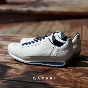 パトリック スニーカー レディース メンズ マラソンレザー ホワイトネイビー 白 PATRICK MARATHON-L WHT/NVY 98700｜shoeshouse92qatari