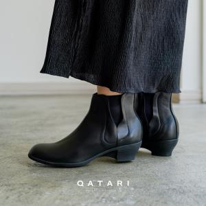 chausser（ショセ） 靴 レディース スリッポン ブラック 黒 レザー 本 