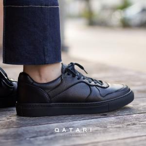 ヨーク スニーカー メンズ レディース ユリス カシミア チャコール ブラック YOAK ULYSE-CA CHARCOAL｜shoeshouse92qatari