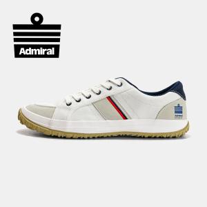 【アドミラルスニーカー公式】Admiral メンズ WILL（ウィル） AD803 ホワイト 白 スニーカー ローカット キャンバス