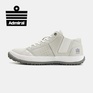 【アドミラルスニーカー公式】Admiral レディース ELLA（エラ） AD902 アイボリー 白 スニーカー ミドルカット レディース｜shoesparlor