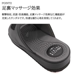 アーノルドパーマー サンダル メンズ オフィス...の詳細画像2