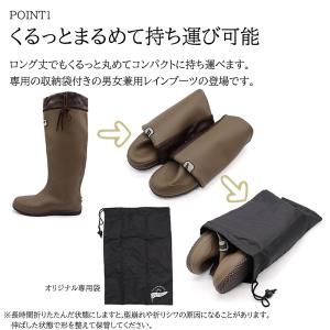 レインブーツ レディース メンズ 長靴 完全防...の詳細画像1