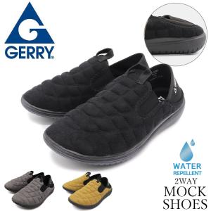 スニーカー レディース スリッポン 軽量 履きやすい 撥水 モックシューズ アウトドア 2WAY GERRY ジェリー  超PayPay祭
