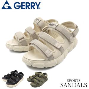 GERRY ジェリー　サンダル メンズ ストラップ スポーツサンダル 　軽量　バックル