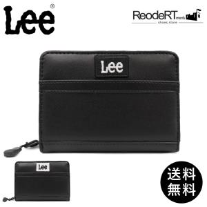 財布 二つ折り財布 メンズ レディース ミニ財布 小銭入れ Lee ブランド 黒 おしゃれ 軽い L25202