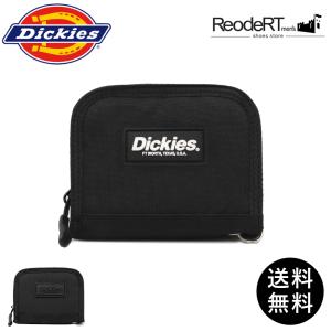 財布 二つ折り財布 メンズ レディース ミニ財布 小銭入れ Dickies ブランド 黒 おしゃれ 軽い L25244