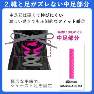 靴紐 ゴム 伸びる靴紐 スニーカー 紐 平紐 ...の詳細画像3