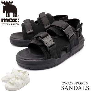 サンダル レディース 厚底 スポーツサンダル 軽量 MOZ モズ ストラップ バックル 履きやすい MZ1010 爆買