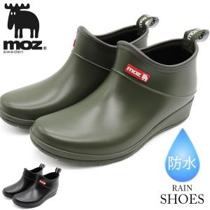 moz モズ レインシューズ レディース レインブーツ ガーデニング ショート 長靴 防水 梅雨対策　雨用　シューズ　