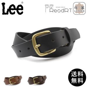 ベルト メンズ 紳士 革ベルト 本革 メンズベルト Lee リー ビジネス バックル カジュアル ジーンズ 30mm 爆買