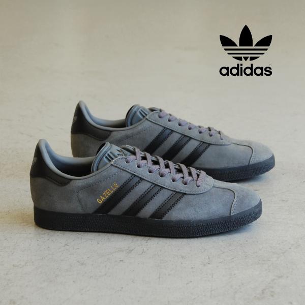 ADIDAS Gazelle J grey five/c black/gold mt アディダス ガ...