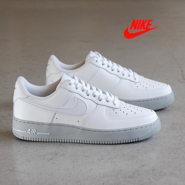 NIKE Air Force 1 &apos;07 White/Light Smoke Grey ナイキ エア...