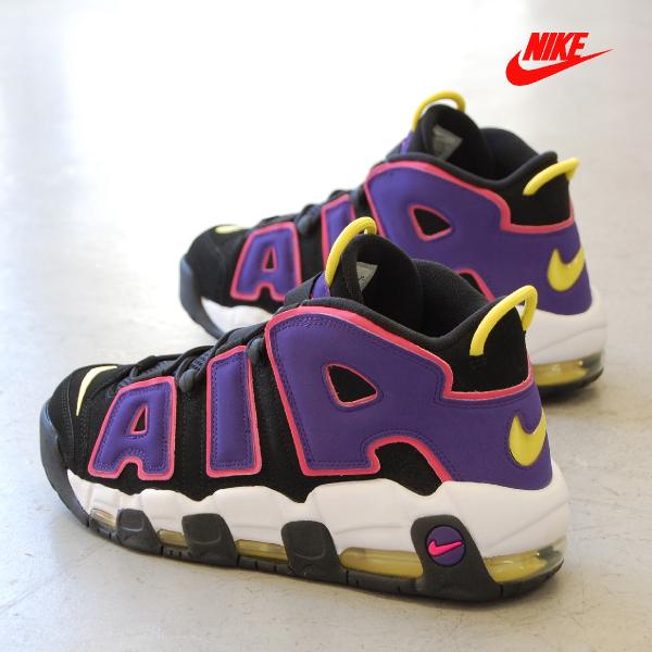 NIKE Air More Uptempo 96 Black/Multi-Color/Court P...