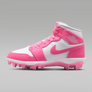 Jordan NIKE 1 Mid Youth Cleat White/Black/Black ナイキ ジョーダン