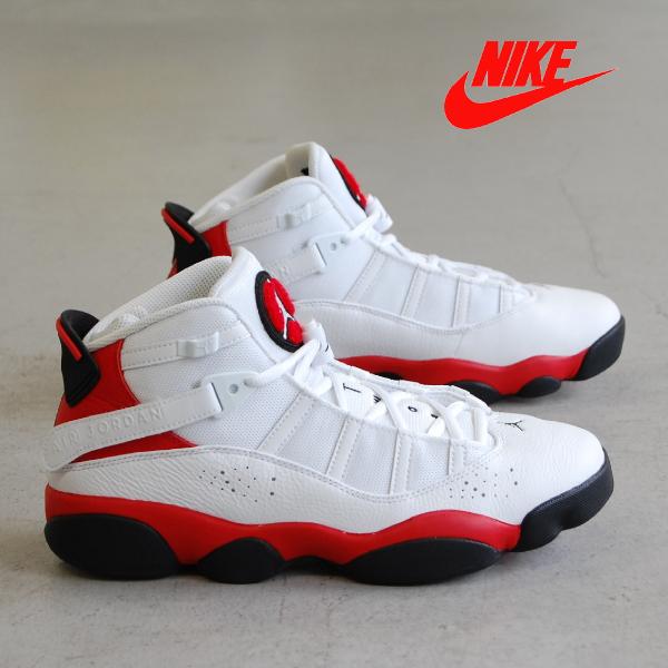 NIKE Jordan 6 Rings White/Black/University Red ナイキ...