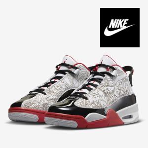 NIKE Jordan Dub Zero GS White/True Red/Black/Neutral Grey ナイキ ジョーダン ダブ ゼロ ホワイト/レッド/ブラック バッシュ キッズ レディース USA 海外