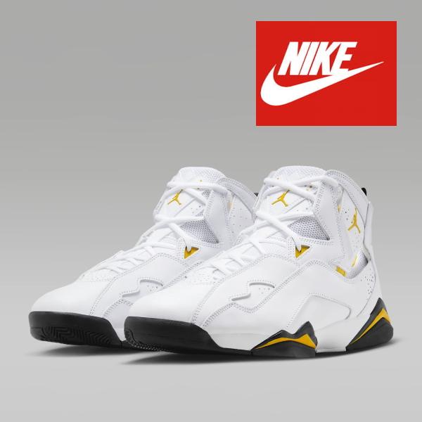 NIKE Jordan True Flight White/Black/Yellow Ochre ナ...