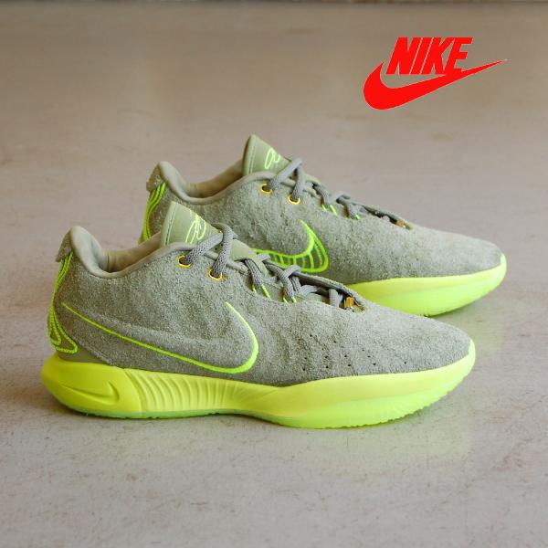 NIKE Lebron XXI Oil Green/Volt/Volt ナイキ レブロン 21 グレ...