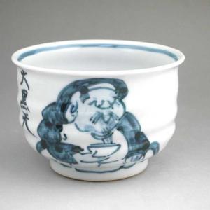京焼 清水焼 染付寿老人汲出碗 六斎 幸之介 単品 : 松韻堂 Yahoo!店