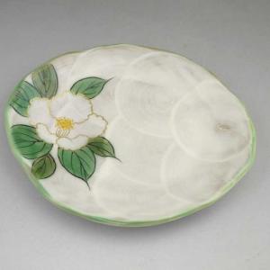 京焼 清水焼 染付椿四寸皿 陶あん : 松韻堂 Yahoo!店 - 通販 - Yahoo